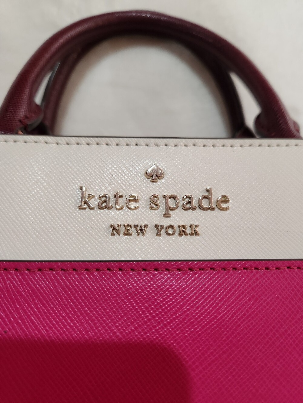 Kate Spade Staci Colorblock Saffiano Leather Small Satchell, NWOT - Picture 4 of 10